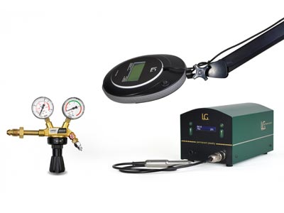 LG Findings Permanent Jewellery TIG Welder, Eye-protection System And   PUK Flow Regulator UK Kit