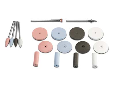 Eveflex Silicone Set Of 4 Essential Burrs With Mandrel