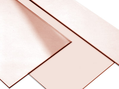 18ct Red Gold Sheet 1.00mm Fully   Annealed, 100 Recycled Gold
