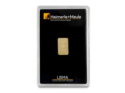 Fine Gold Bar 2.5gm Hm Fine Card  Design