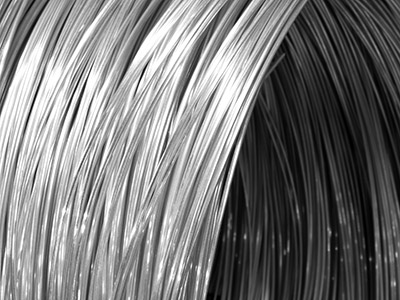 18ct White Gold Round Wire 1.00mm, 100 Recycled Gold