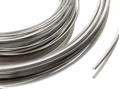 950 Platinum Square Wire 6.00mm