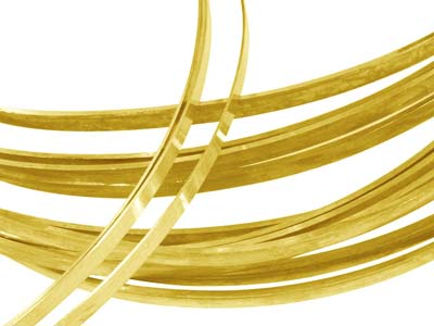 Gold Filled Rectangular Wire 3.00mm X 1.50mm Fully Annealed