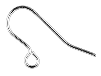 Surgical Steel Ear Wire 1.5mm      Length,0.8mm Heavy Weight,         Pack of 10
