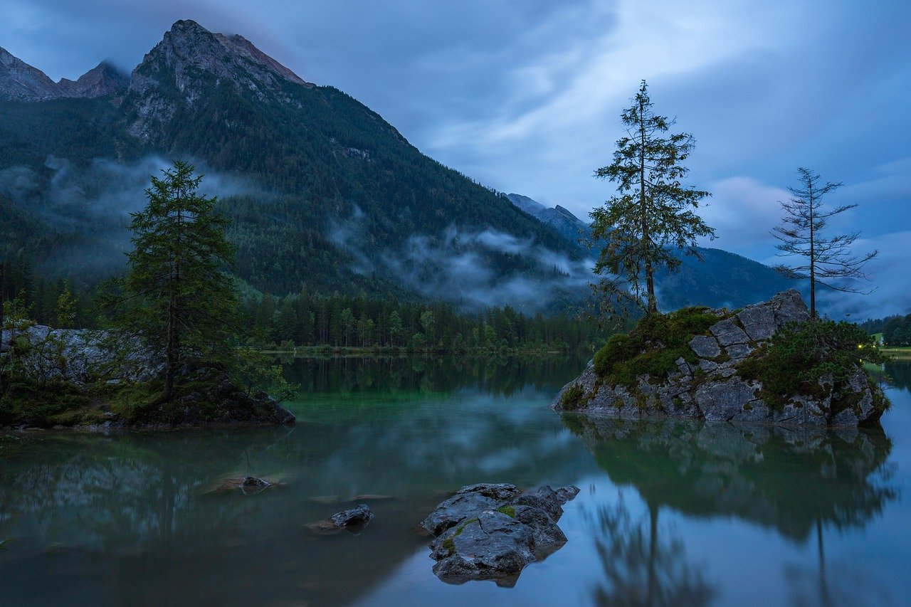 hintersee, mountains, sunset-7477924.jpg